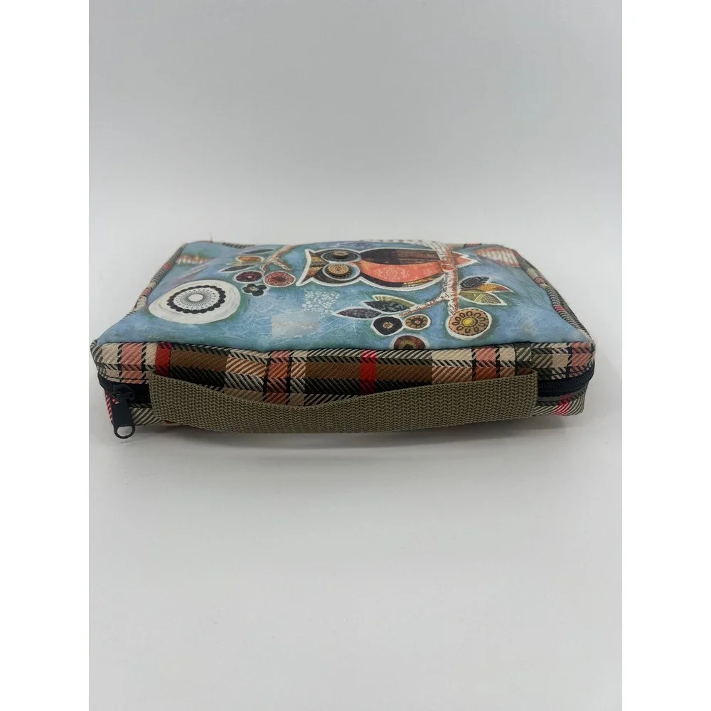 Gregg Gift Company Bible Cover Case Blue Owl Lori Siebert Plaid Daniel 12:3